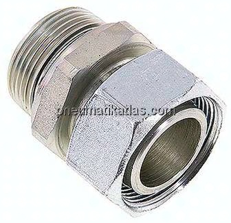 Einstellb. Schneidringverschr. G 1-1/4"-35 L, Stahl verzinkt