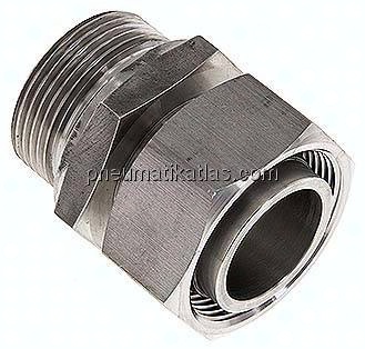 Einstellb. Schneidringverschr. G 1-1/4"-35 L, 1.4571