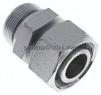 Einstellb. Schneidringverschr. G 1-1/2"-38 S, Stahl verzinkt