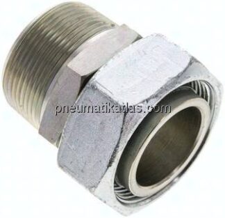 Einstellb. Schneidringverschr. 42 L-NPT 1-1/2", Stahl verzinkt
