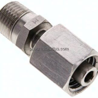 Einstellb. Schneidringverschr. 6 L-NPT 1/8", 1.4571