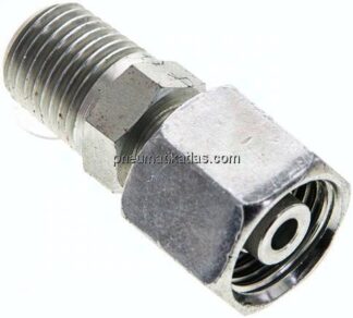 Einstellb. Schneidringverschr. 8 S-NPT 1/4", Stahl verzinkt