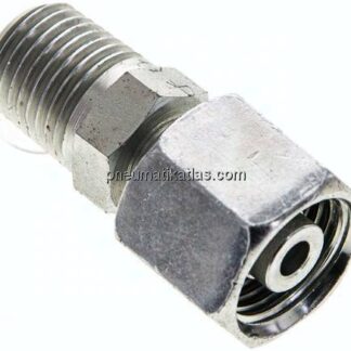 Einstellb. Schneidringverschr. 8 S-NPT 1/4", Stahl verzinkt