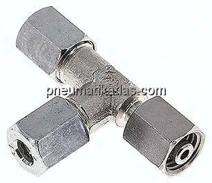 Einstellb. L-Schneidringverschraubung 6 L (M12x1,5), Stahl verzinkt