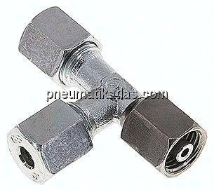 Einstellb. L-Schneidringverschraubung 6 S (M14x1,5), Stahl verzinkt