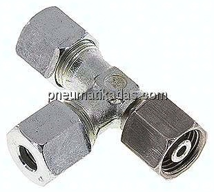 Einstellb. L-Schneidringverschraubung 8 S (M16x1,5), Stahl verzinkt