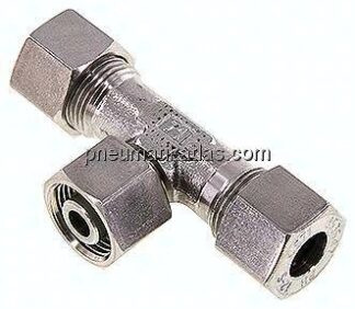 Einstellb. T-Schneidringverschraubung 12 S (M20x1,5), 1.4571
