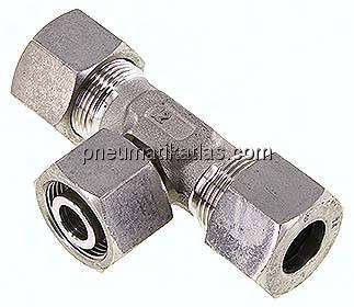 Einstellb. T-Schneidringverschraubung 16 S (M24x1,5), 1.4571