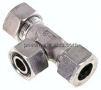 Einstellb. T-Schneidringverschraubung 18 L (M26x1,5), 1.4571