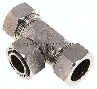Einstellb. T-Schneidringverschraubung 35 L (M45x2), 1.4571