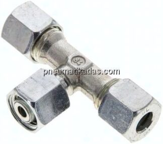 Einstellb. T-Schneidringverschraubung 8 L (M14x1,5), Stahl verzinkt