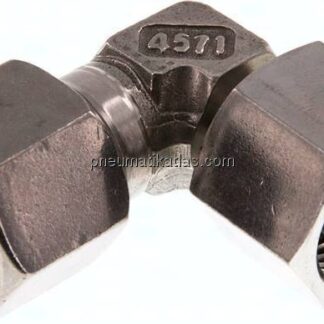 Einstellb. Winkel-Schneidringverschr. 10 S (M18x1,5), 1.4571