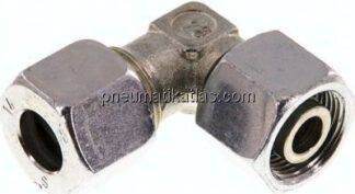 Einstellb. Winkel-Schneidringverschr. 14 S (M22x1,5), Stahl verzinkt