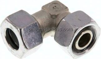 Einstellb. Winkel-Schneidringverschr. 18 L (M26x1,5), Stahl verzinkt