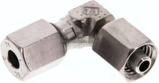 Einstellb. Winkel-Schneidringverschr. 6 L (M12x1,5), 1.4571