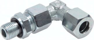 Einstellb. Winkel-Schneidringverschr. M 48x2-38 S (M52x2), Stahl verzinkt