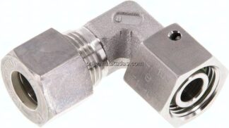 Einstellb. Winkel-Schneidringverschr. 12 L (M18x1,5), Klemmring 1.4571 (NC)