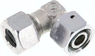 Einstellb. Winkel-Schneidringverschr. 15 L (M22x1,5), Stahl verzinkt