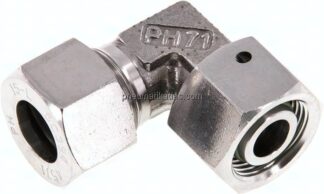 Einstellb. Winkel-Schneidringverschr. 15 L (M22x1,5), 1.4571