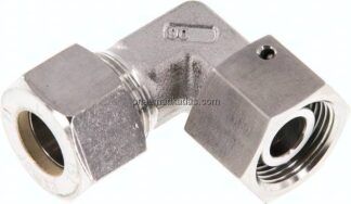 Einstellb. Winkel-Schneidringverschr. 15 L (M22x1,5), Klemmring 1.4571 (NC)