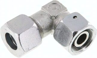 Einstellb. Winkel-Schneidringverschr. 16 S (M24x1,5), Stahl verzinkt