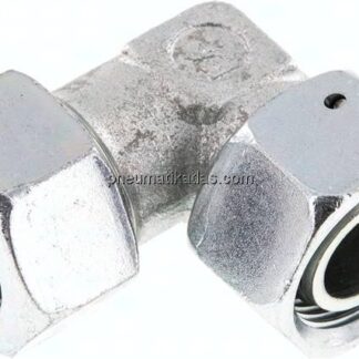 Einstellb. Winkel-Schneidringverschr. 22 L (M30x2), Stahl verzinkt