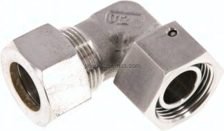 Einstellb. Winkel-Schneidringverschr. 22 L (M30x2), Klemmring 1.4571 (NC)