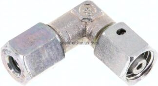Einstellb. Winkel-Schneidringverschr. 6 L (M12x1,5), Stahl verzinkt