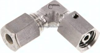 Einstellb. Winkel-Schneidringverschr. 6 L (M12x1,5), Klemmring 1.4571 (NC)
