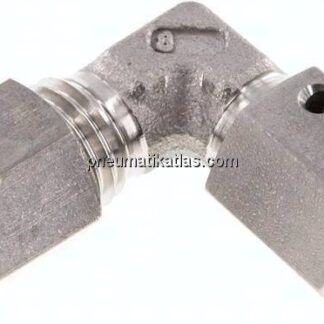 Einstellb. Winkel-Schneidringverschr. 6 L (M12x1,5), Klemmring 1.4571 (NC)