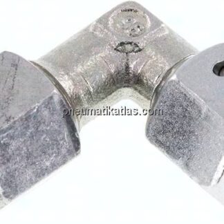 Einstellb. Winkel-Schneidringverschr. 8 L (M14x1,5), Stahl verzinkt