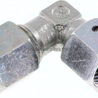 Einstellb. Winkel-Schneidringverschr. 8 S (M16x1,5), Stahl verzinkt