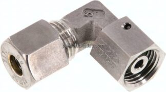 Einstellb. Winkel-Schneidringverschr. 8 S (M16x1,5), Klemmring 1.4571 (NC)