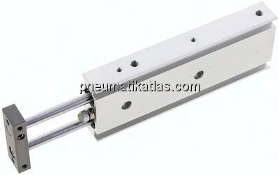 Doppelkolbenzylinder, Kolben 10mm, Hub 70mm