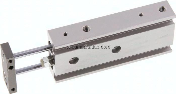 Doppelkolbenzylinder, Kolben 6mm, Hub 40mm