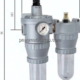 STANDARD-Wartungseinheit, 2-tlg., G 3/4", 0,5 - 10 bar