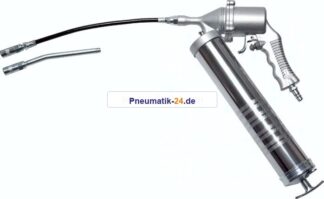 Druckluft-Fettpresse, Intervall: mit jeder Betätigung fließt nur eine geringe Menge Fett
