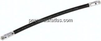 Schlauch (200 mm) ohne Mundstück, beiderseits zylindrisches Außengewinde (G 1/8" (AG)-G 1/8" (AG))