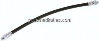 Schlauch (300 mm) ohne Mundstück, beiderseits zylindrisches Außengewinde (G 1/8" (AG)-G 1/8" (AG))