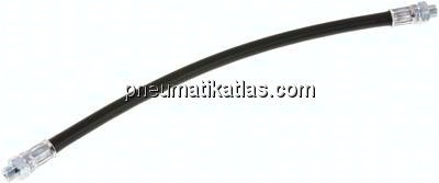 Schlauch (300 mm) ohne Mundstück, beiderseits zylindrisches Außengewinde (G 1/8" (AG)-G 1/8" (AG))