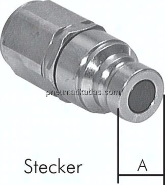 Flat-Face-Kupplung, Stecker Baugr. 8, G 2"(IG)