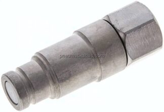 Flat-Face-Stecker mit Druckeleminator, G 1/2", Größe 2