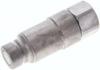 Flat-Face-Stecker mit Druckeleminator, G 1/2", Größe 3