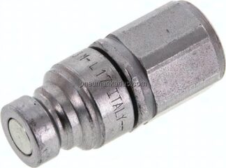 Flat-Face-Kupplung ISO 16028, Stecker Baugr. 1, G 1/4"(IG)