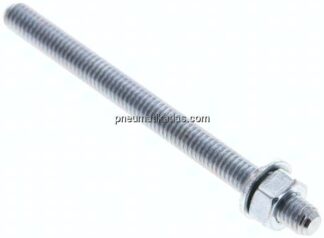FISCHER Gewindestange, M 6 x 75, Stahl verzinkt