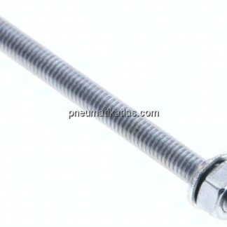 FISCHER Gewindestange, M 6 x 75, Stahl verzinkt