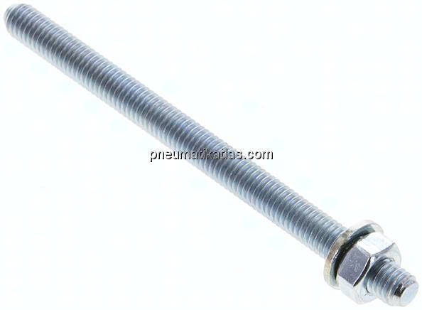 FISCHER Gewindestange, M 6 x 85, Stahl verzinkt