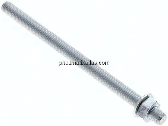FISCHER Gewindestange, M 8 x 130, Stahl verzinkt