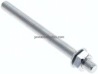 FISCHER Gewindestange, M 8 x 90, Stahl verzinkt
