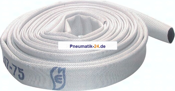 Feuerlöschschlauch DIN 14811, DN75, weiß, Klasse 1-L1